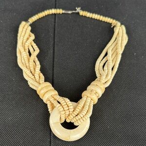 Vintage necklace bone